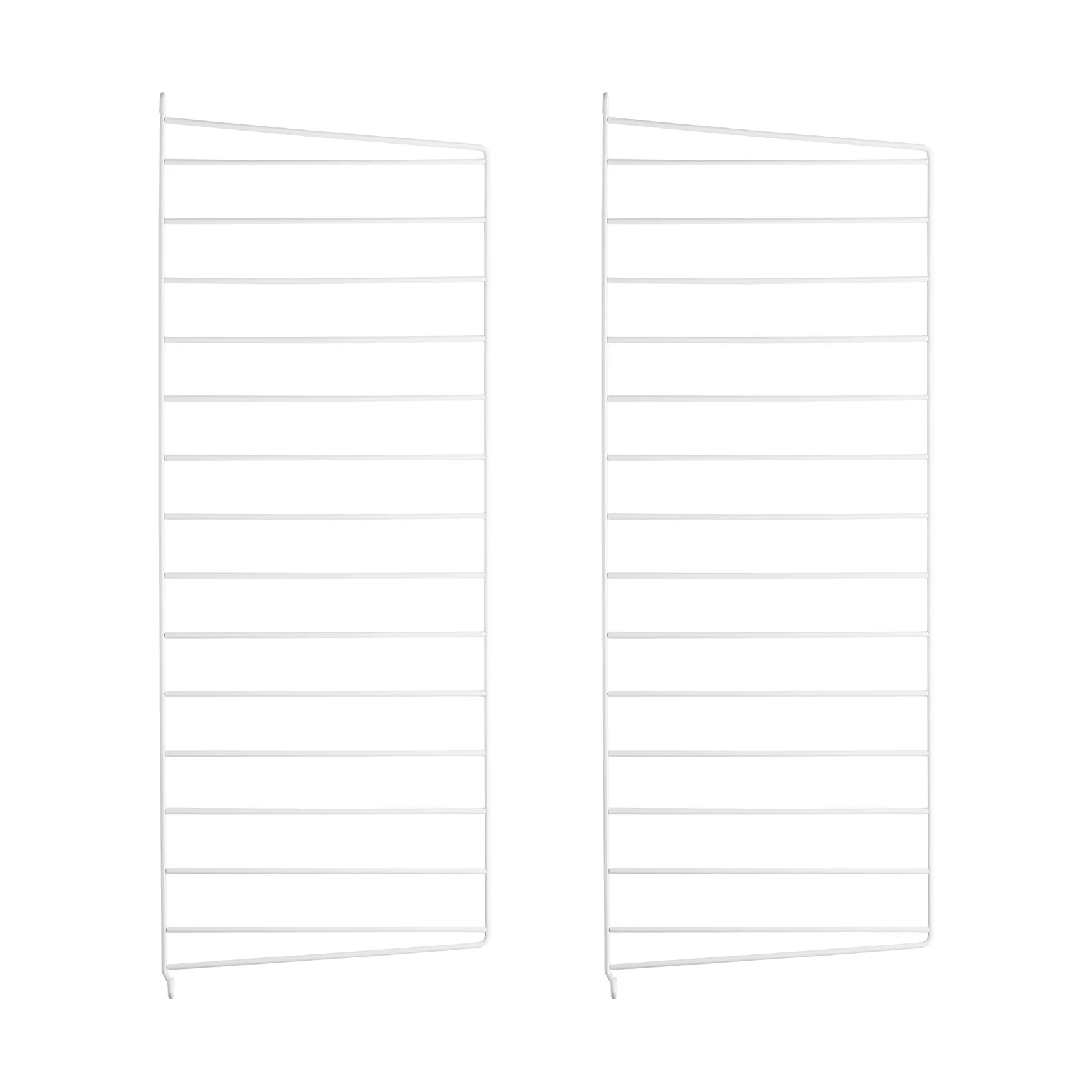 String seinäpääty, Valkoinen, 75x30 cm, 2 pakkaus String