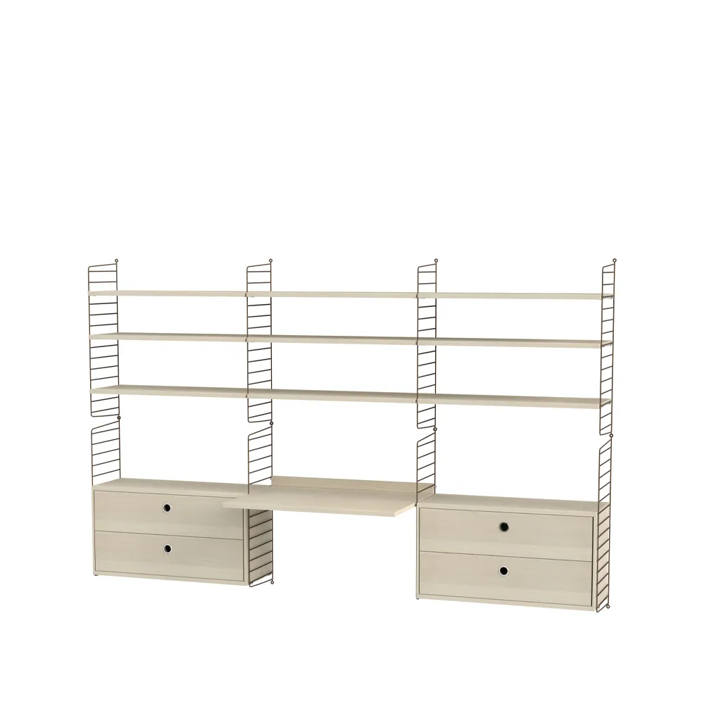 String toimisto saarni & ruskea - Yhdistelmä F String