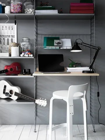 String työtaso - Saarniviilu, 78x58 cm - String