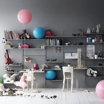 String työtaso - Valkoinen, 78x58 cm - String