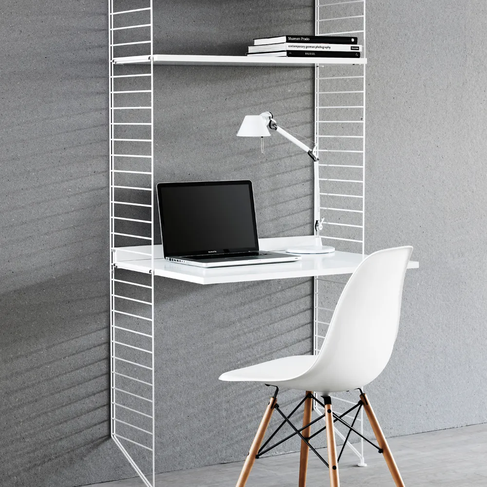 String työtaso, Valkoinen, 78x58 cm String