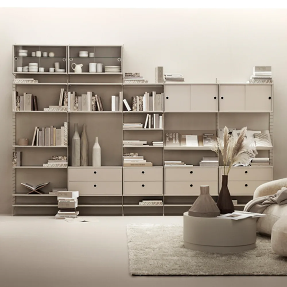 String vitriinikaappi 78 cm, beige String