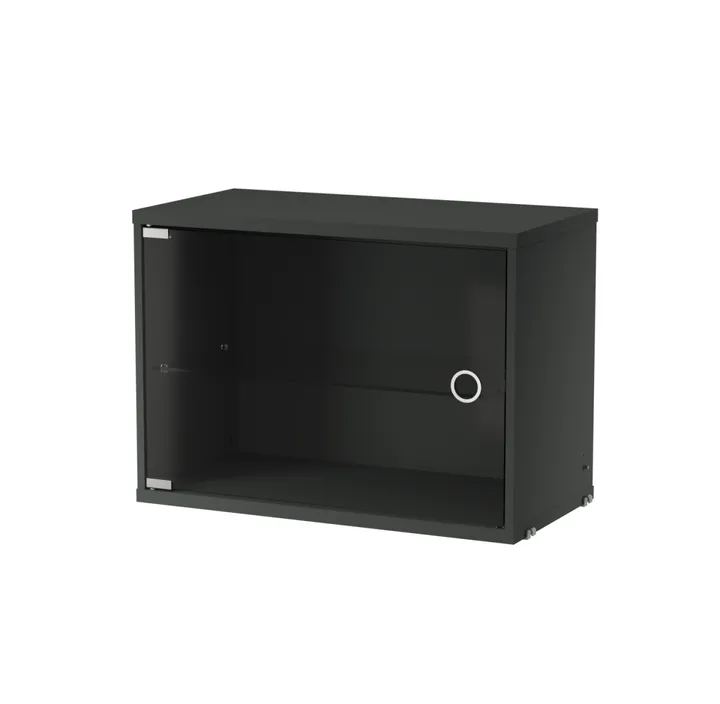 String vitriinikaappi - Tummanharmaa, 58x30 cm - String