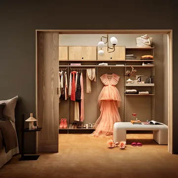 String yläkaappi - Beige, 78x30 cm - String