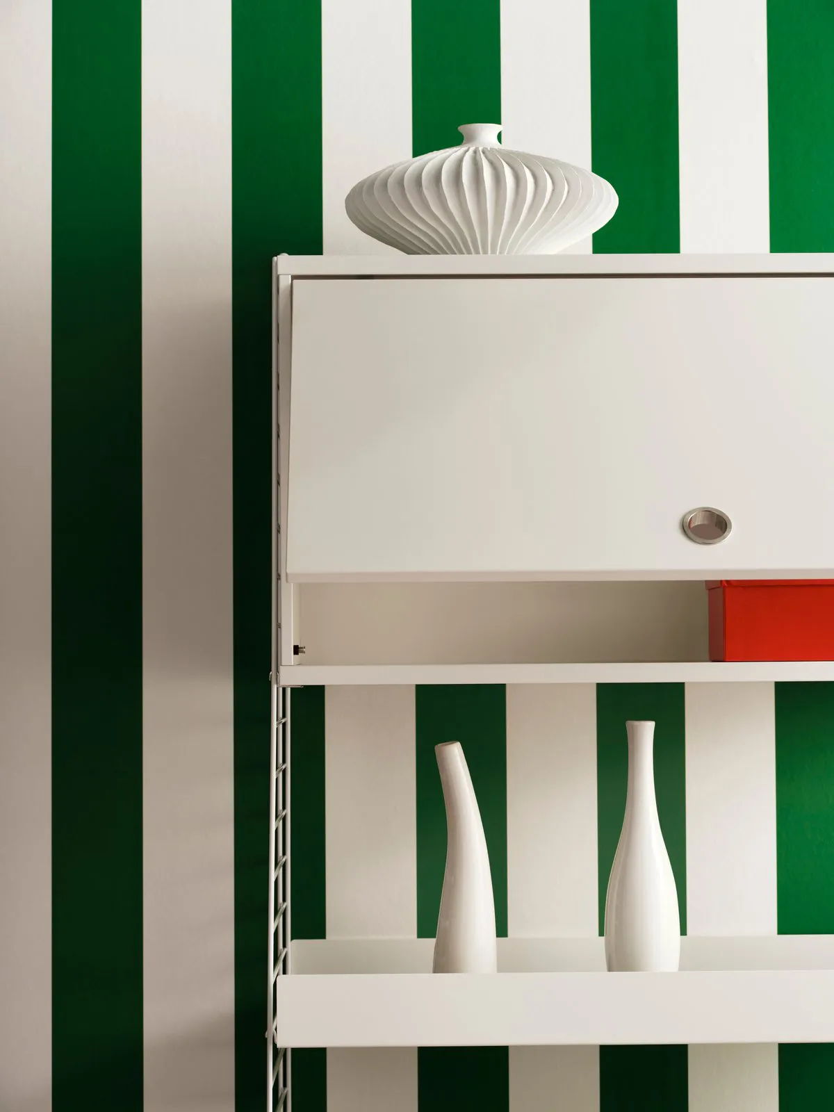 String yläkaappi, Valkoinen, 58x30 cm String