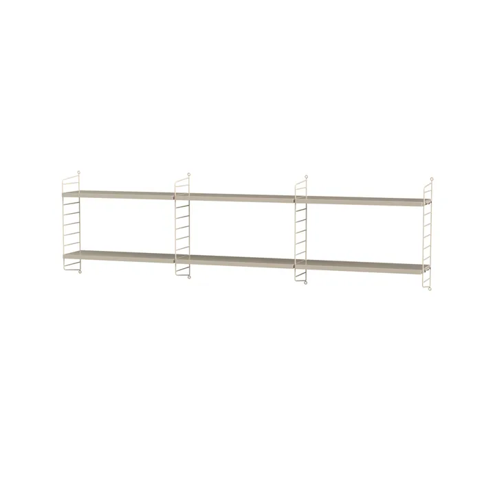 Stringhylla sovrum beige - Kombination E - String