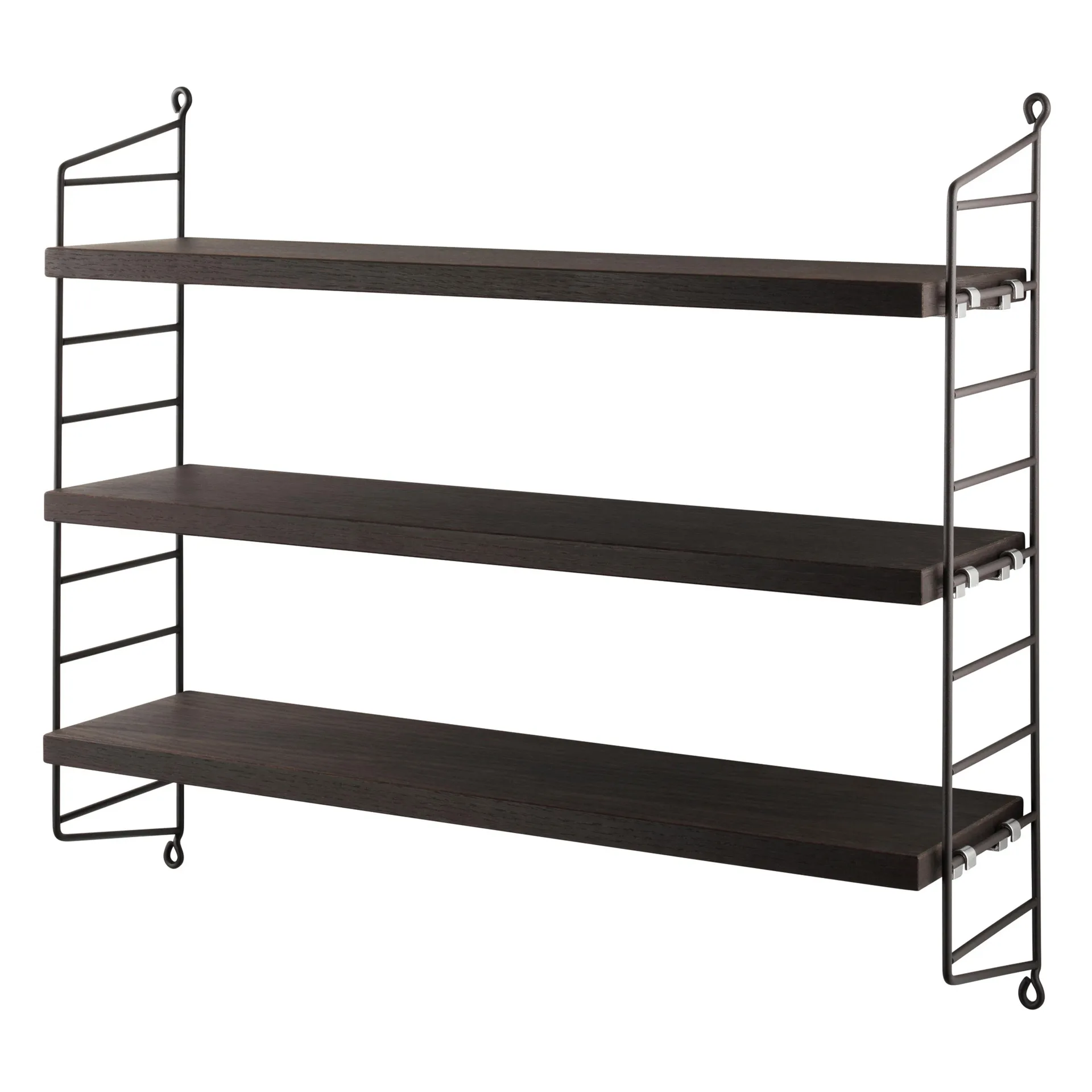 Stringhylly Pocket öljytty savustettu tammi, öljytty tammi-ruskea String