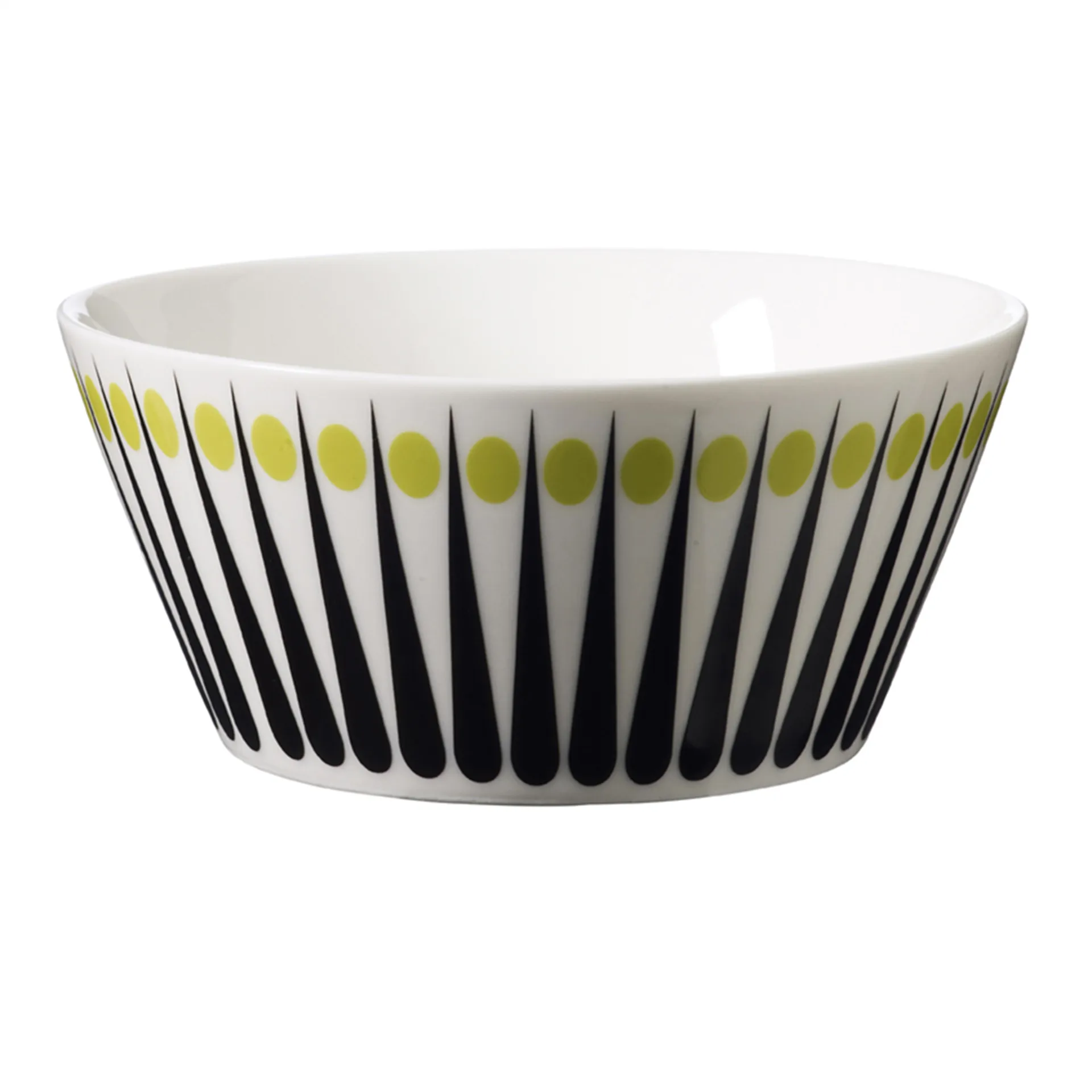 Amanda kulho, valkoinen-lime Superliving