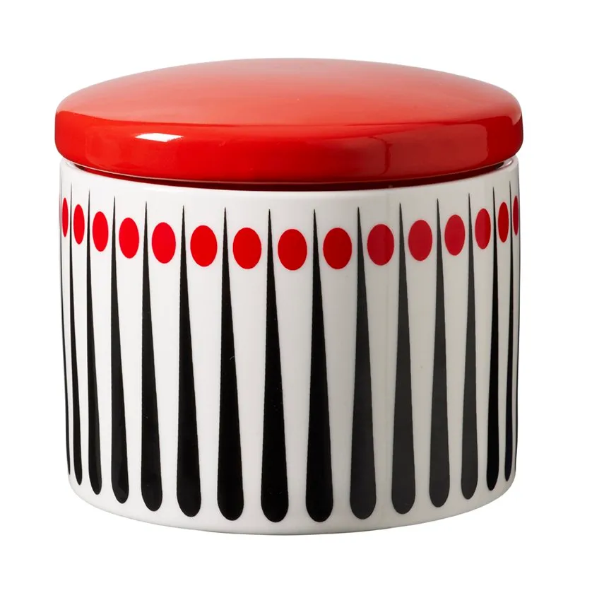 Amanda purkki, valkoinen-tomaatti (punainen) 10 cm Superliving