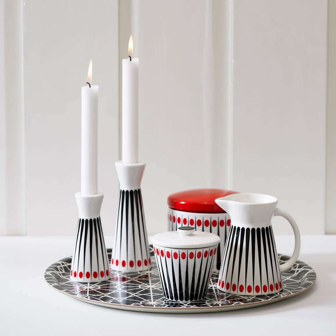 Amanda purkki, valkoinen-tomaatti (punainen) 10 cm Superliving