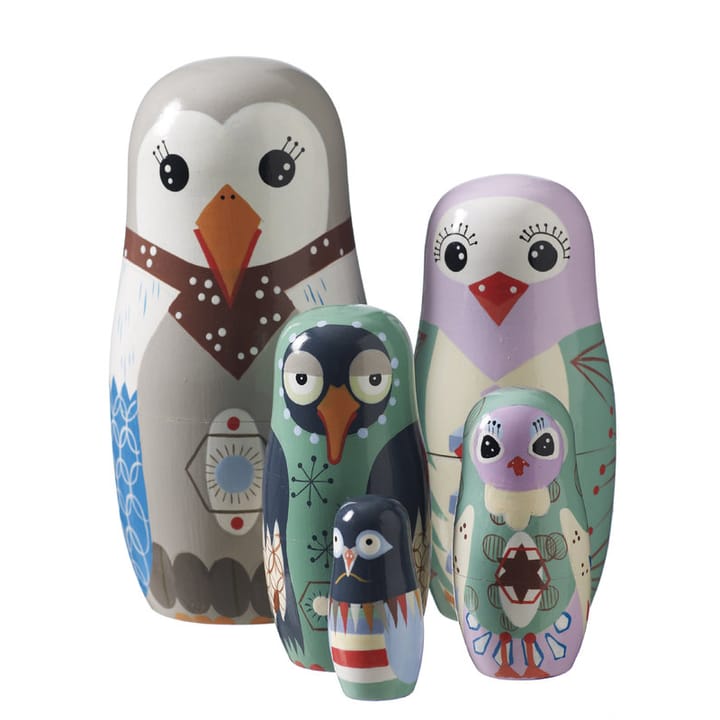 Bird family, monivärinen 5 kpl Superliving