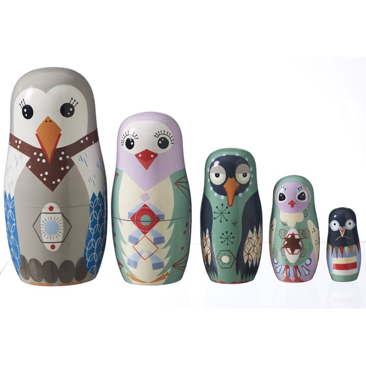 Bird family, monivärinen 5 kpl Superliving
