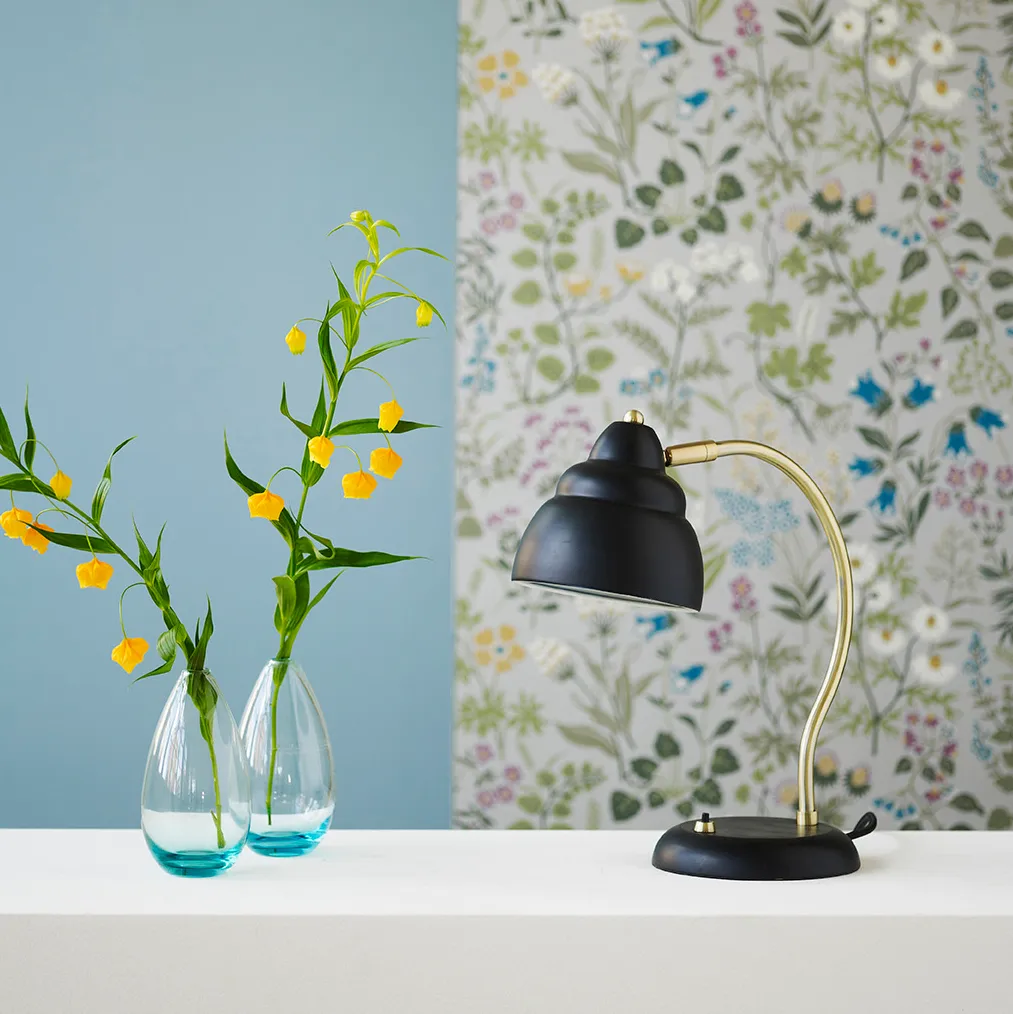 Bubble pöytävalaisin, Matt real black (musta) Superliving