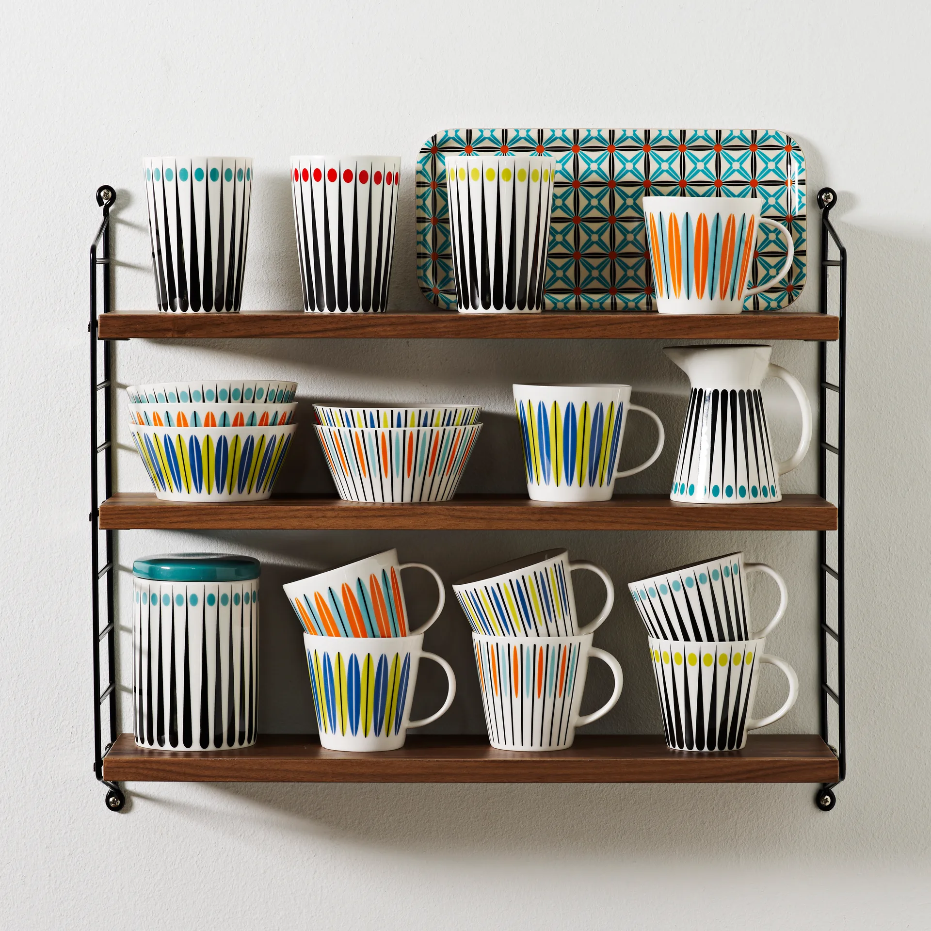 Laura kulho, sininen-lime Superliving