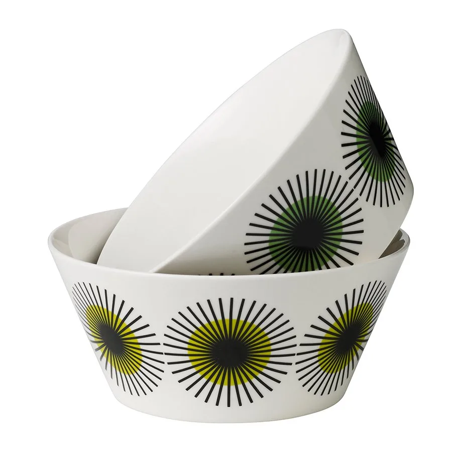 Lulu kulho, valkoinen-lime Superliving