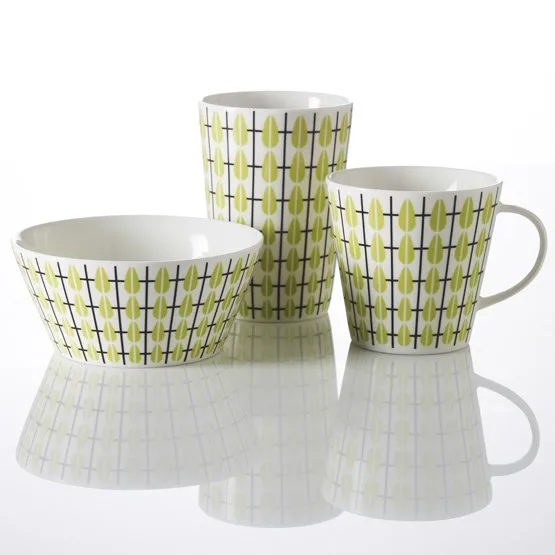 Olivia kulho, Valkoinen-lime Superliving