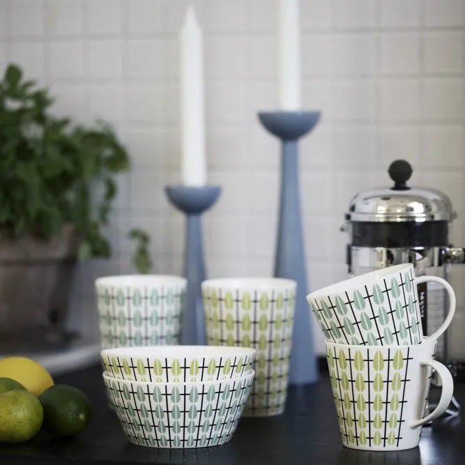 Olivia kulho, Valkoinen-lime Superliving