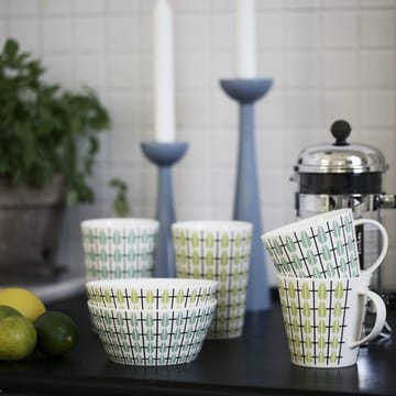 Olivia muki - valkoinen-lime - Superliving