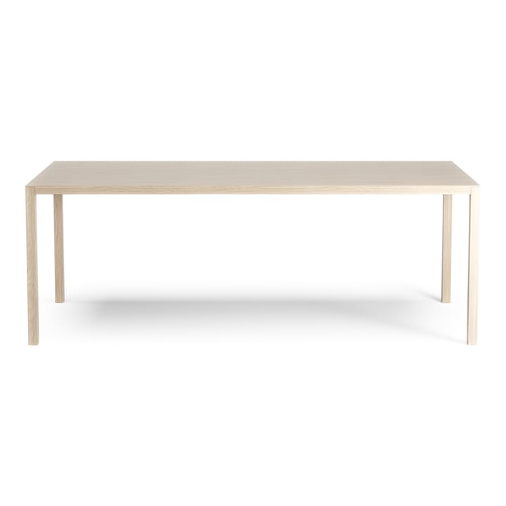 Bespoke pöytä 90 x 200 cm - Tammi valkopigmentoitu - Swedese