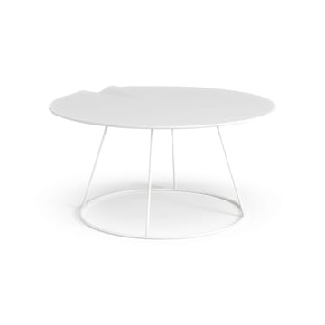Breeze pöytä aallolla Ø 80 cm - Valkoinen - Swedese