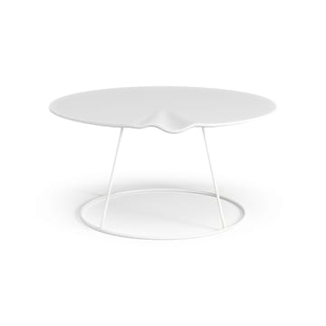 Breeze pöytä aallolla Ø 80 cm - Valkoinen - Swedese