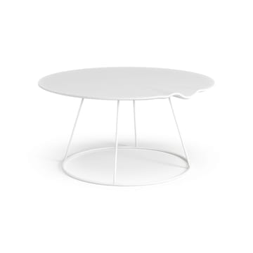 Breeze pöytä aallolla Ø 80 cm - Valkoinen - Swedese