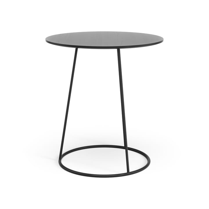 Breeze pöytä sileä levy Ø 46 cm, Musta Swedese
