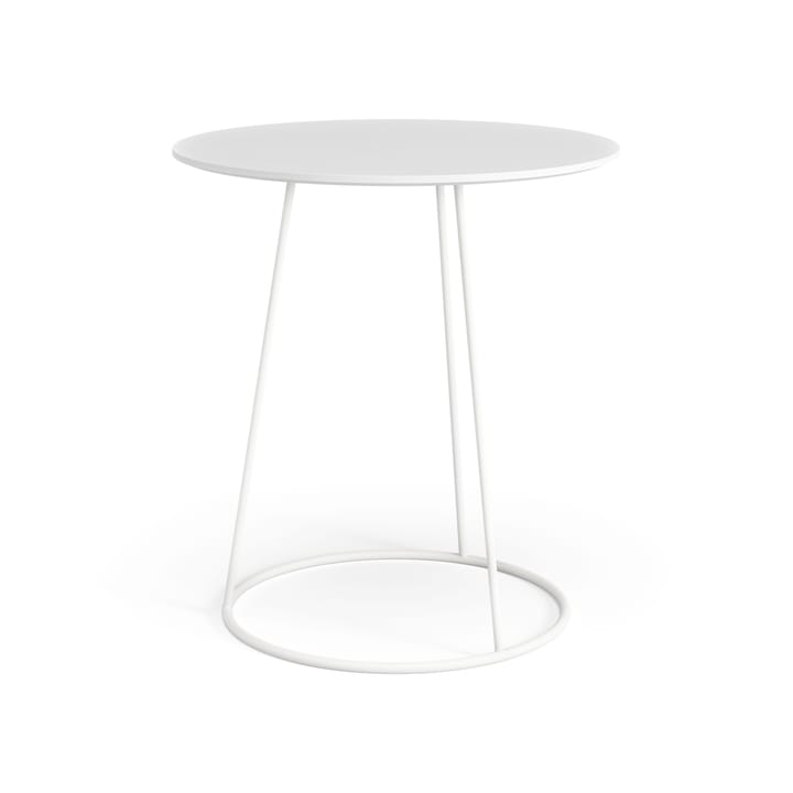 Breeze pöytä sileä levy Ø 46 cm, Valkoinen Swedese