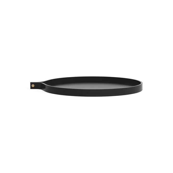 Comma tarjotin Ø 52 cm, Saarni mustaksi petsattu  Swedese