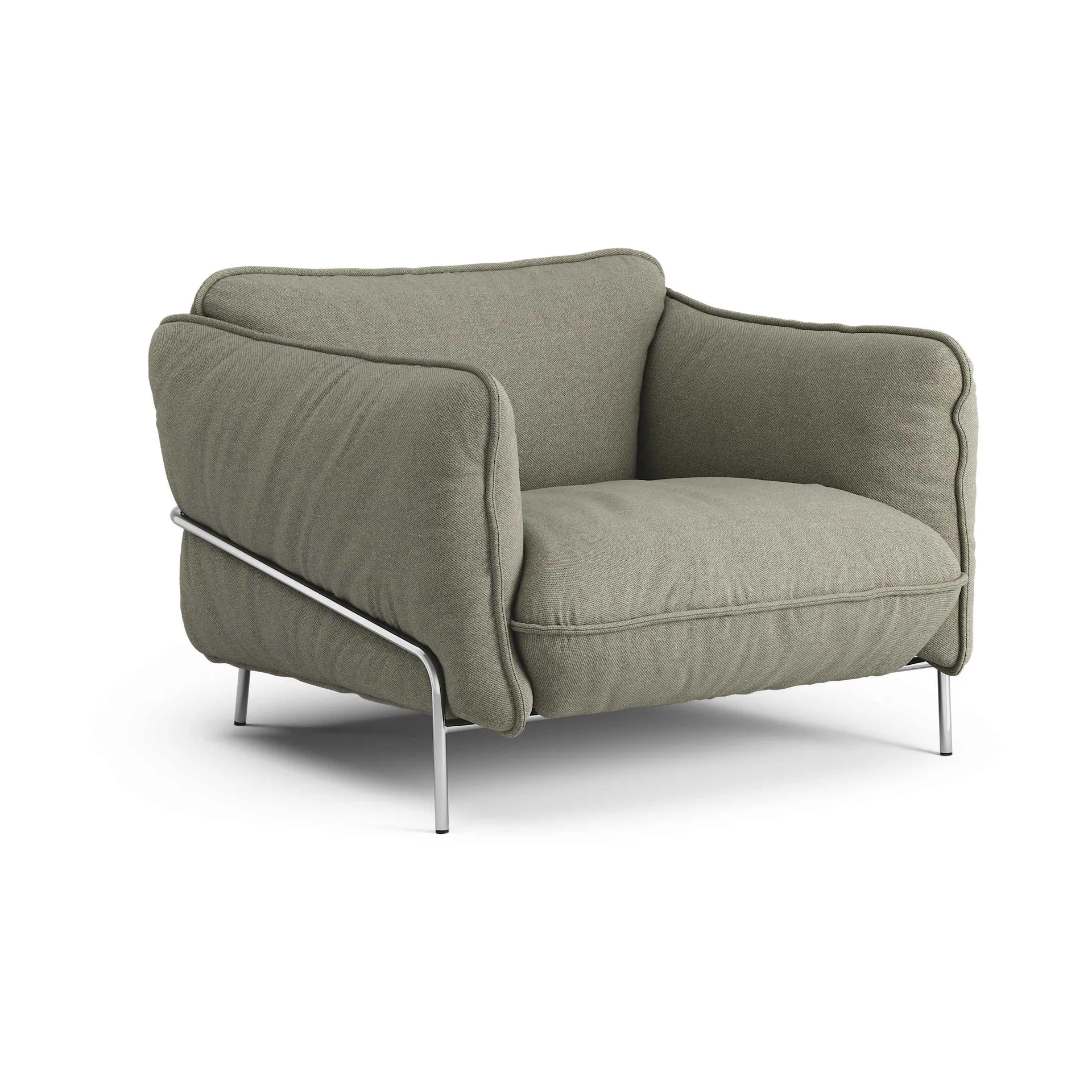 Continental nojatuoli, Sealife Green/black-kromattu teräs Swedese