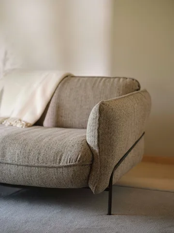 Continental sohva - Sealife Dark beige/white-nutmeg - Swedese