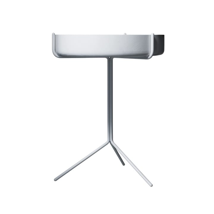 Drum pöytä - Valkoiseksi-kuultolakattu-k. 56 cm-valkoinen runko - Swedese