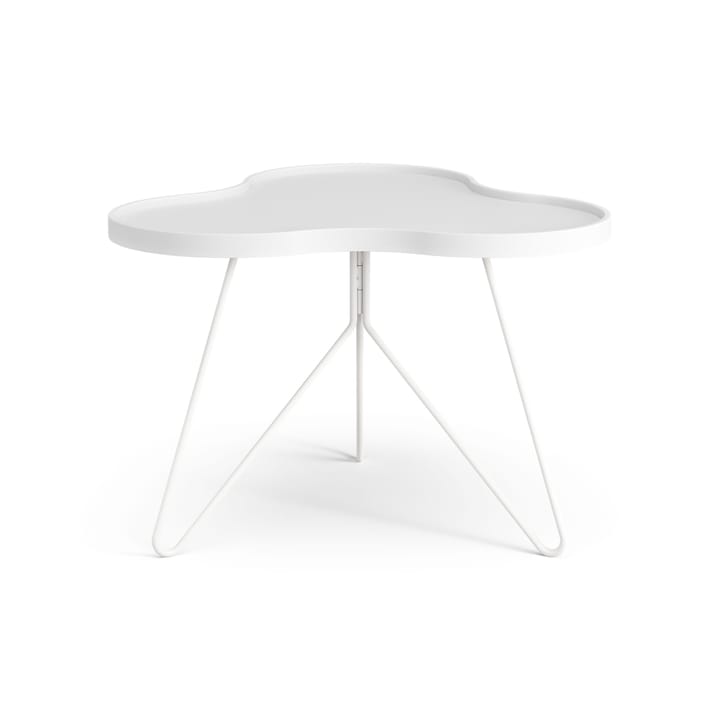 Flower mono pöytä 62 x 66 cm - H45 cm Saarni valkoiseksi kuultomaalattu - Swedese
