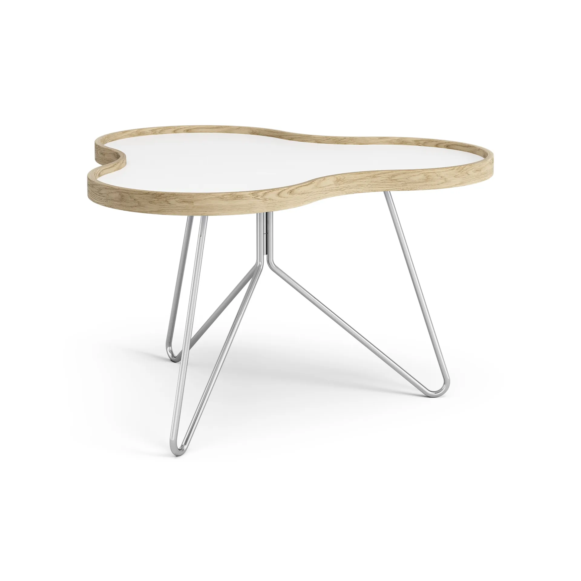 Flower pöytä 62 x 66 cm, H39 cm Tammi lakattu Swedese