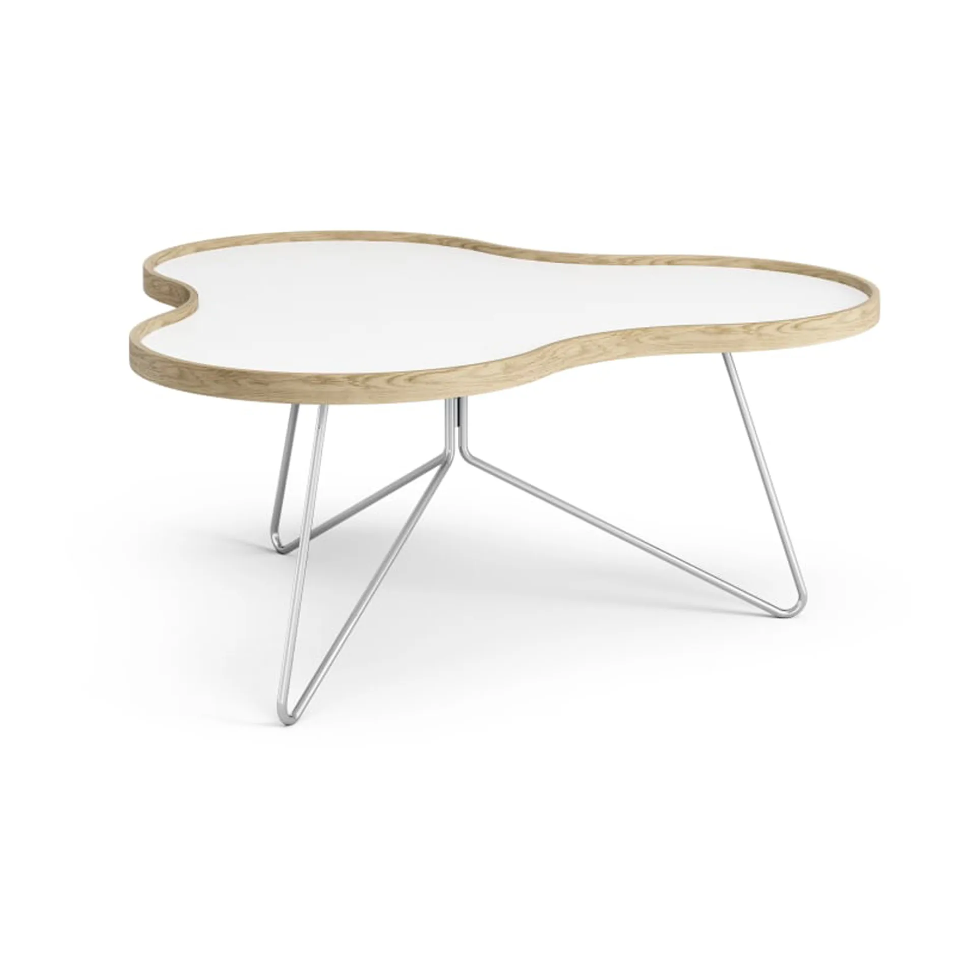 Flower pöytä 84 x 90 cm, H39 cm Tammi lakattu Swedese