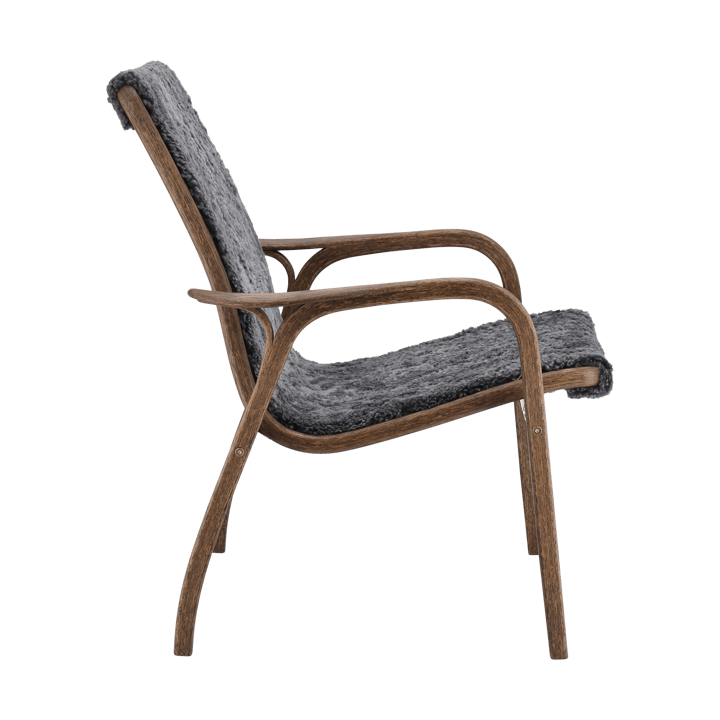 Laminett nojatuoli tammi/lampaannahka Special Edition, Rubio Monocoat Chocolate-Charcoal Swedese