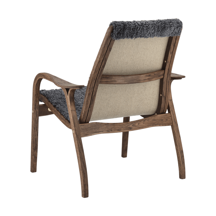 Laminett nojatuoli tammi/lampaannahka Special Edition, Rubio Monocoat Chocolate-Charcoal Swedese