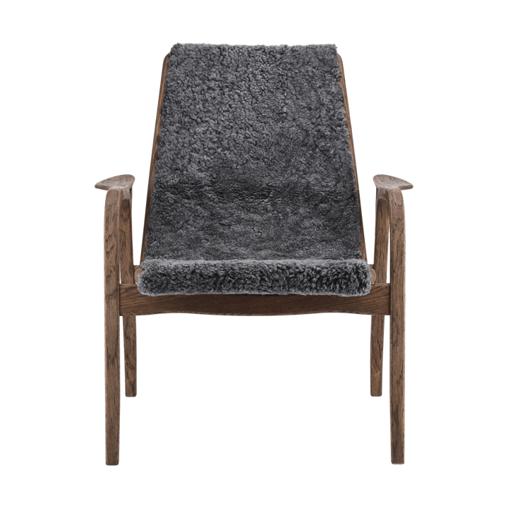 Laminett nojatuoli tammi/lampaannahka Special Edition, Rubio Monocoat Chocolate-Charcoal Swedese