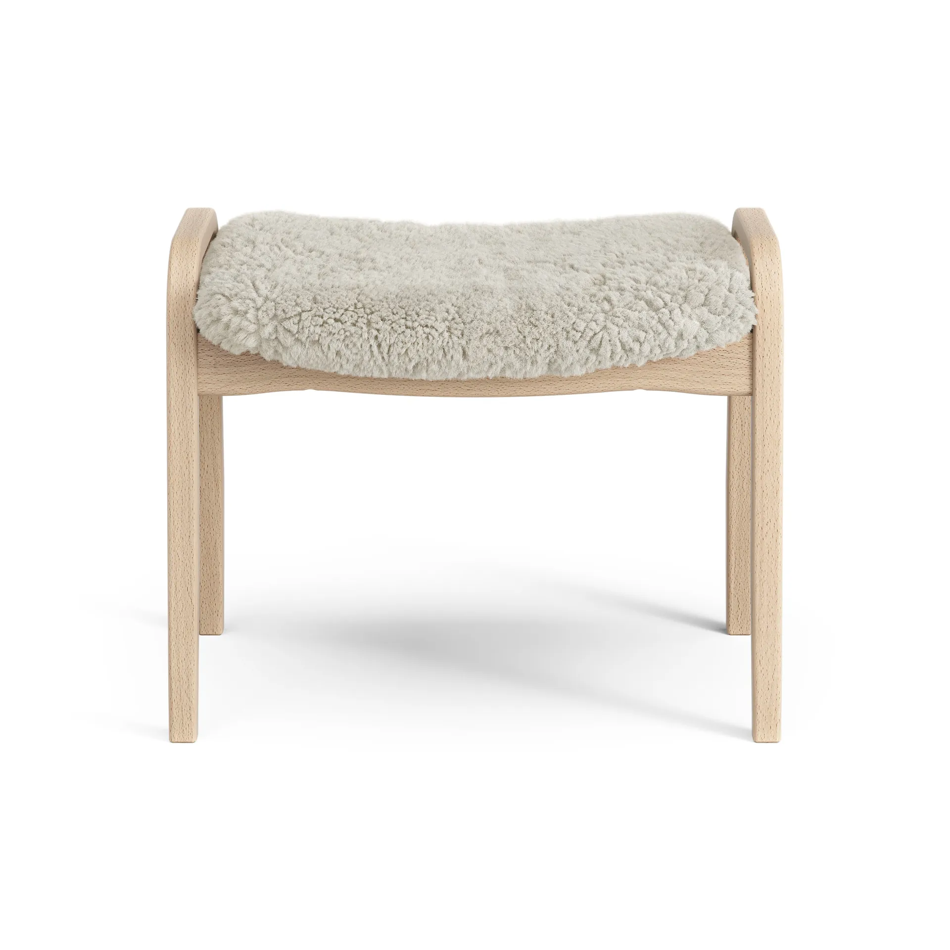 Lamini jalkarahi lapsille lakattu pyökki/lampaannahka, Moonlight (beige) Swedese