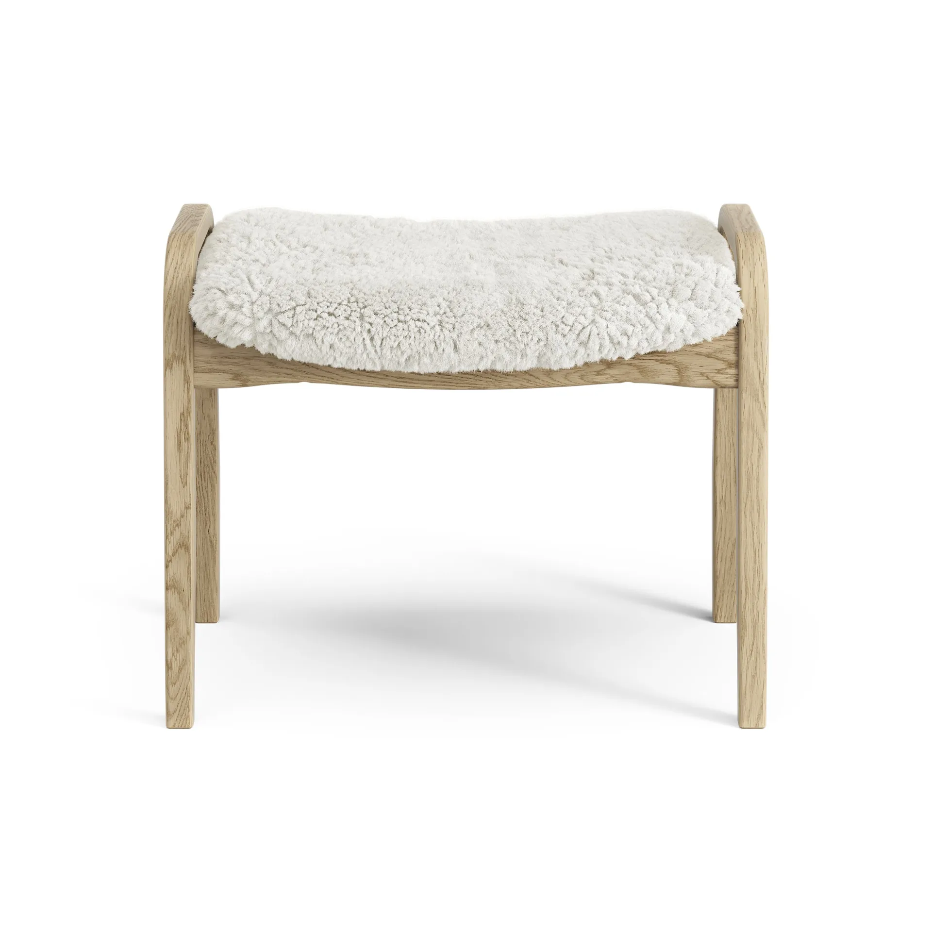 Lamini jalkarahi lapsille lakattu tammi/lampaannahka, Offwhite (valkoinen) Swedese