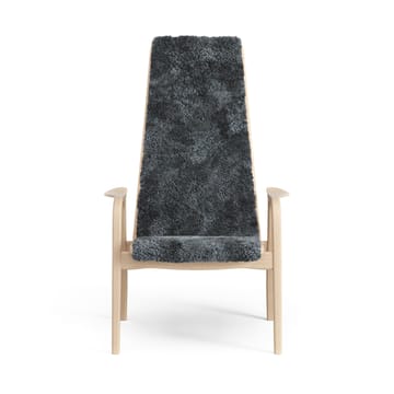 Lamini lasten nojatuoli lakattu pyökki/lampaannahka - Charcoal (tummanharmaa) - Swedese