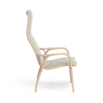 Lamini lasten nojatuoli lakattu pyökki/lampaannahka - Moonlight (beige) - Swedese