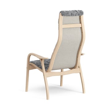 Lamini lasten nojatuoli lakattu pyökki/lampaannahka - Scandinavian Grey (harmaa) - Swedese