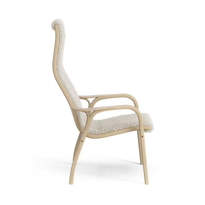 Lamini lasten nojatuoli lakattu tammi/lampaannahka , Moonlight (beige) Swedese