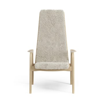 Lamini lasten nojatuoli lakattu tammi/lampaannahka  - Moonlight (beige) - Swedese