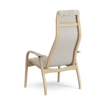 Lamini lasten nojatuoli lakattu tammi/lampaannahka  - Moonlight (beige) - Swedese