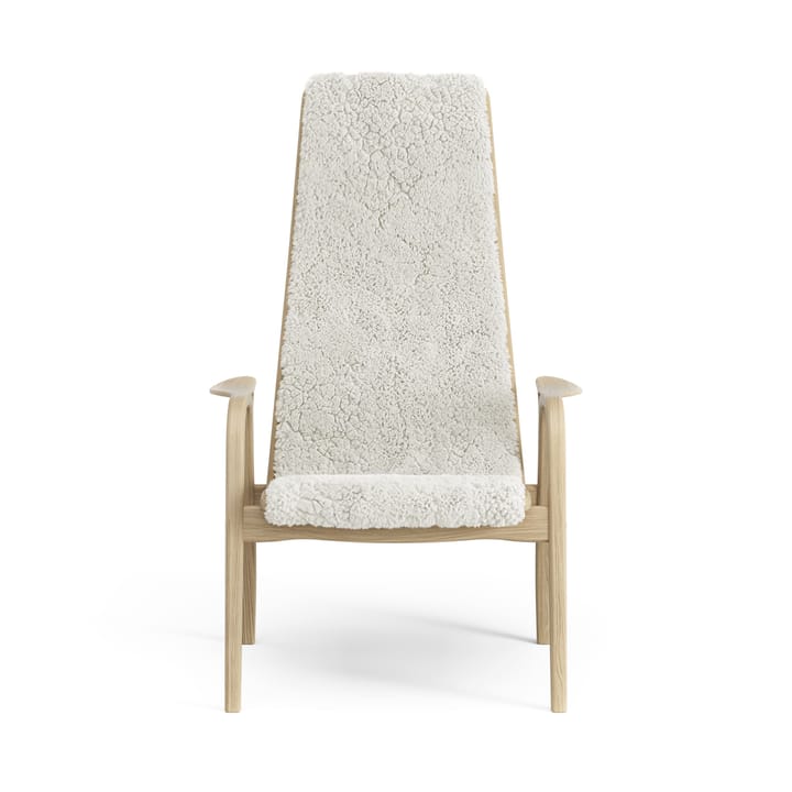 Lamini lasten nojatuoli lakattu tammi/lampaannahka , Offwhite (valkoinen) Swedese