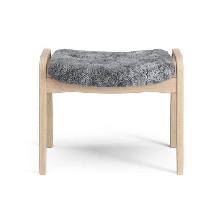 Lamino jalkarahi lakattu pyökki/lampaannahka , Scandinavian Grey (harmaa) Swedese