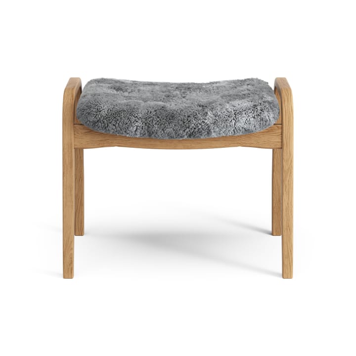 Lamino jalkarahi öljytty tammi/lampaannahka , Scandinavian Grey (harmaa) Swedese