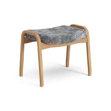 Lamino jalkarahi öljytty tammi/lampaannahka  - Scandinavian Grey (harmaa) - Swedese
